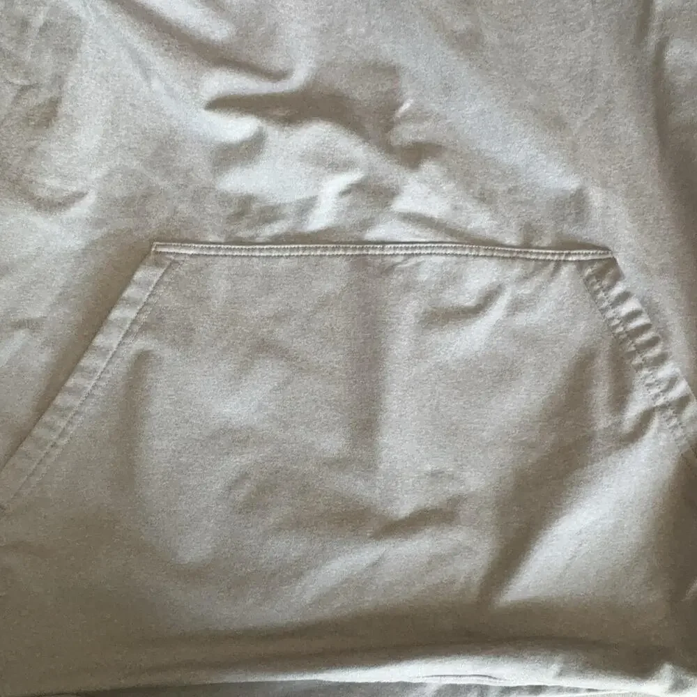 UNRL Hoodie Mens Large Gray High Neck Pullover Fleece Kangaroo Pocket Stretch - Picture 7 of 14